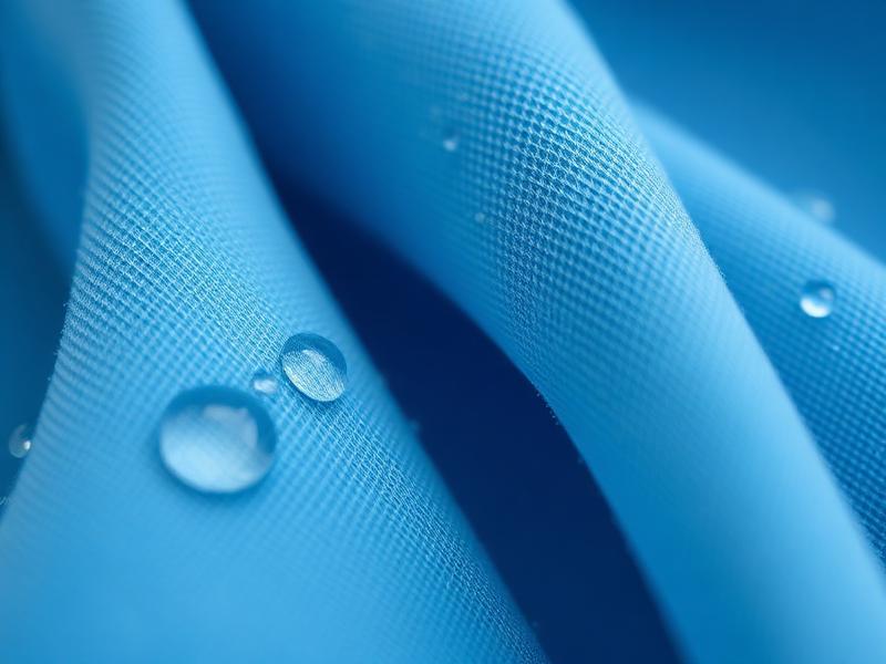Macro view of synthetic fabric fibres